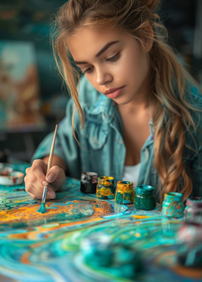 Масляная живопись на наждачной бумаге. Мастер-класс от Ирины Абдрашитовой